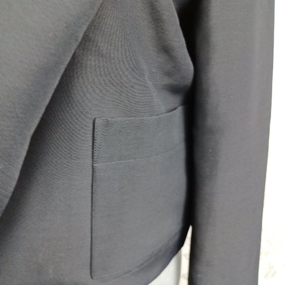 C O Viscose Faille Cropped Jacket NWT - Picture 5 of 7